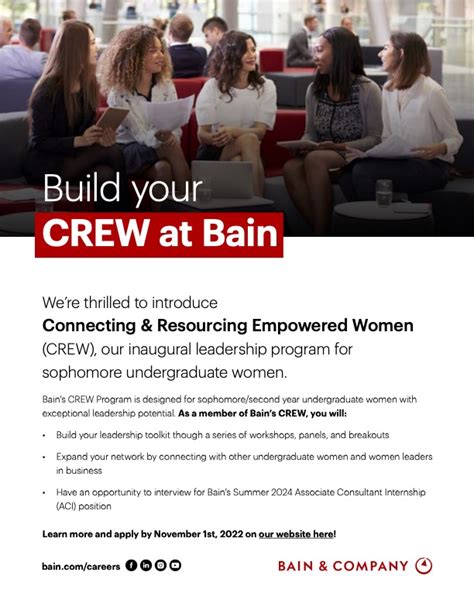 Bain crew program. Things To Know About Bain crew program. 